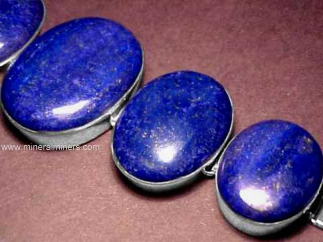 Lapis Lazuli Sterling Silver Bracelet