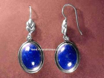 Lapis Lazuli Sterling Silver Earrings