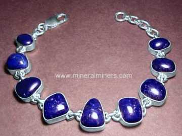 Lapis Lazuli Sterling Silver Bracelet